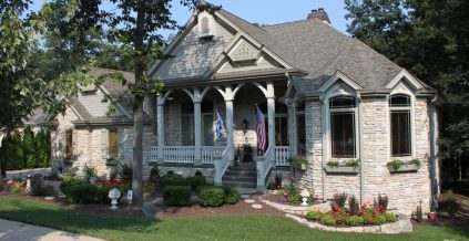 White Porch Interior