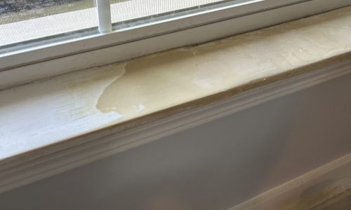 Windowsill Sanding