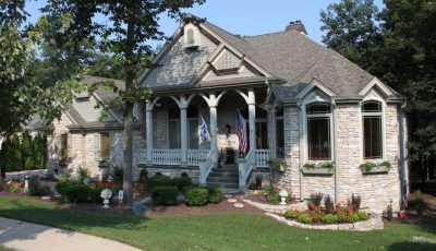 White Porch Interior