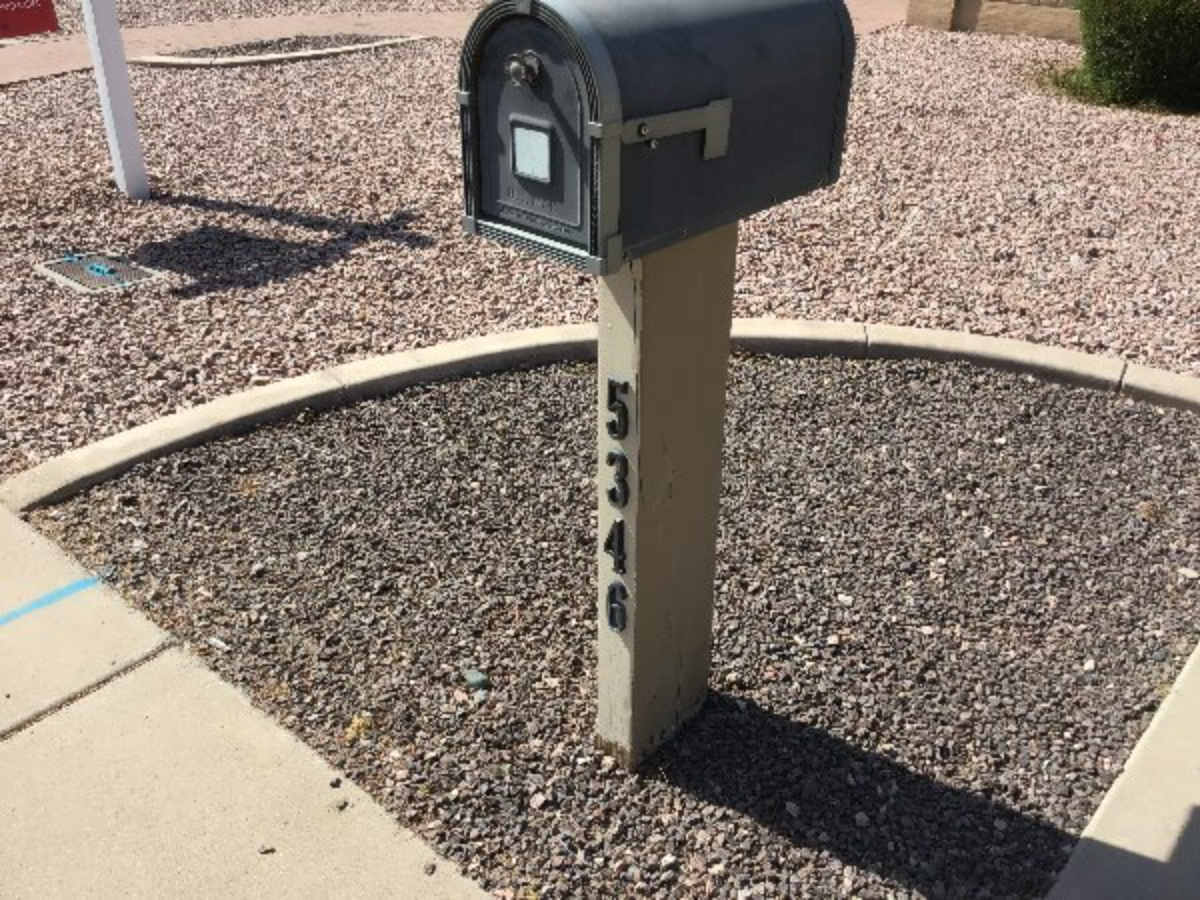 Mailbox Post Repaint