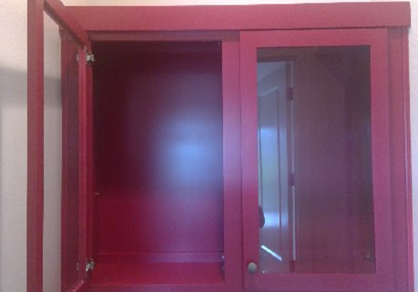 Cabinet Color Change Before