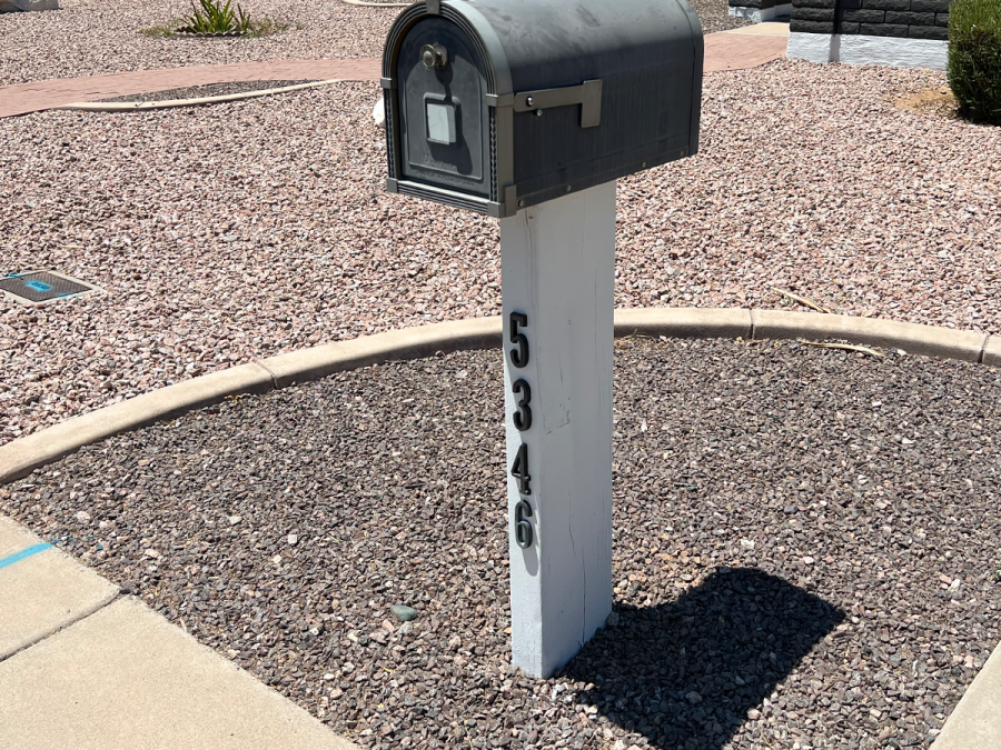 Mailbox Post Repaint