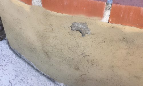 Damaged Peeling Stucco