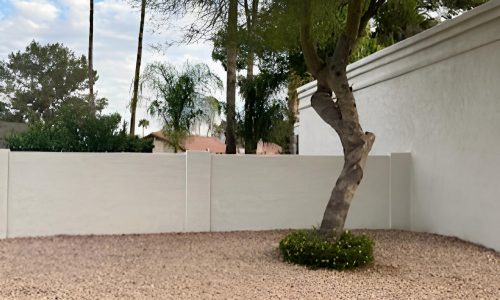 Stucco Yard Wall