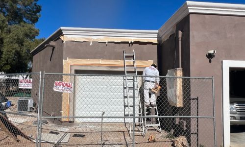 Garage Painting In Progress