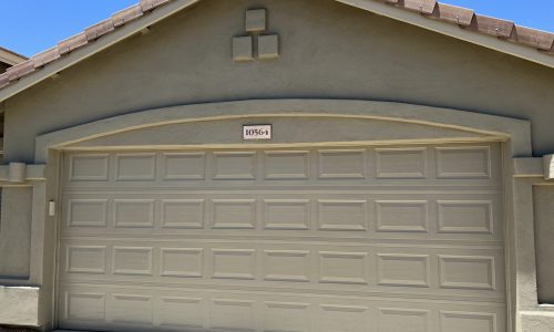 Newly Painted Garage Door