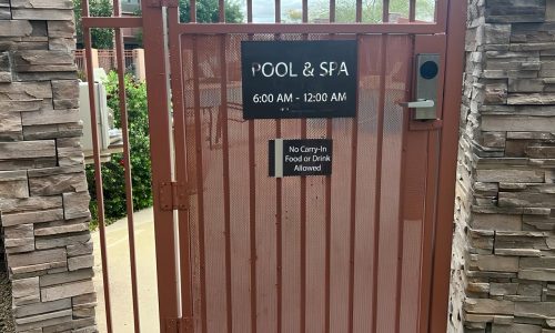 Poolside Gate