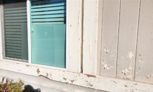 Peeling Paint Around Windows