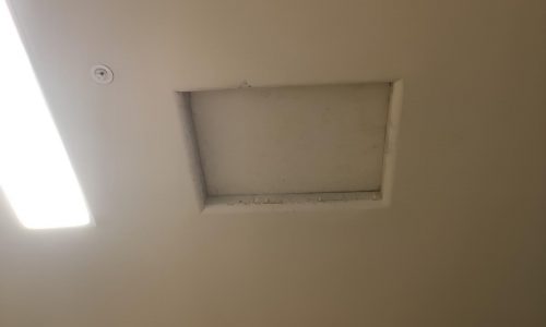 Ceiling Indentation