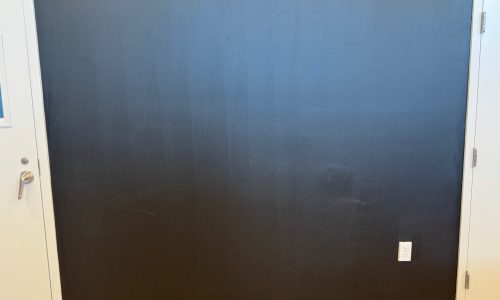 Chalkboard Paint Wall Feature