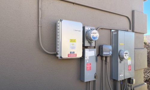 Outdoor Electric Meter After