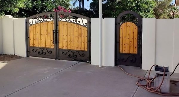 Wood & Metal Gate Renovation