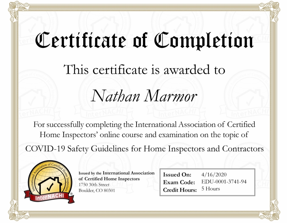 Certified COVID-19 Home Inspectors and Contractors ...