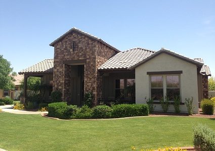 keeping it light against dark stone.