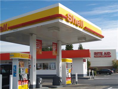 Shell Station Exterior Painting
