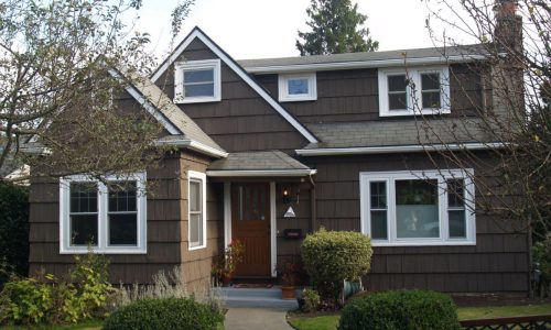 Cedar Siding Painting