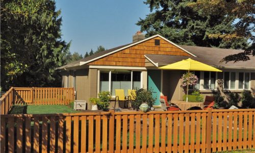 Exterior Fence Painting