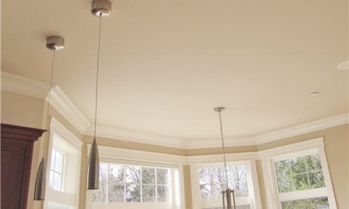 Interior Crown Molding Painted