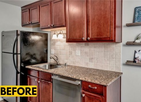 Kitchen Cabinet Painting in Seattle, WA Preview Image 1