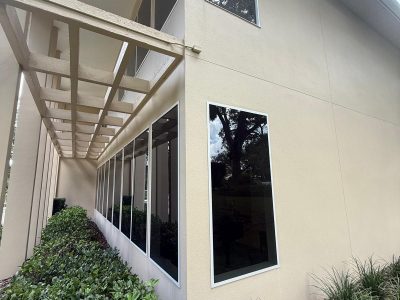 repainted home exterior