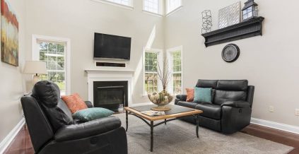 Interior Living Room Painting by CertaPro painters in Pasadena, MD ...