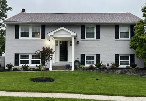 Exterior Repaint and Front Entry Renovation