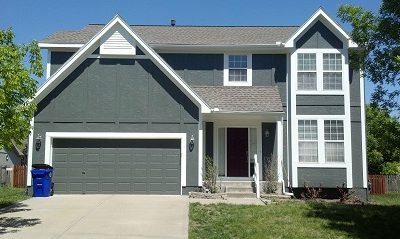 Exterior painting by CertaPro house painters in Olathe, KS