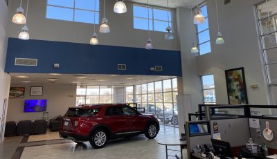 auto dealership painting project