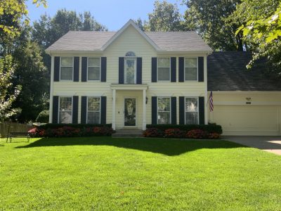 after painting home exterior