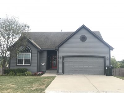 gray painted exterior