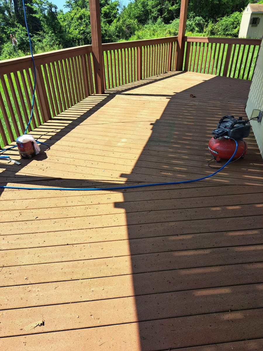 wooden deck before restain Preview Image 2