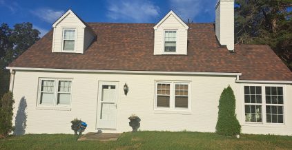 Brick Home and Attached Deck Repaint