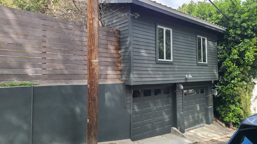 After Repaint Green House in Hollywood Hills