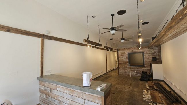 painted modern space