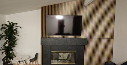 Wall Paneling Installation Project