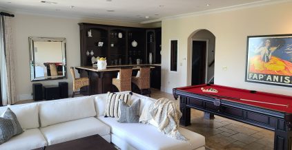 A Game Room gets a lot lighter with just the right shade. ...