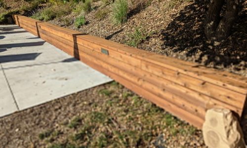 Completed Retaining Wall