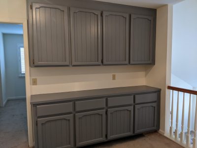 cabinets after painting