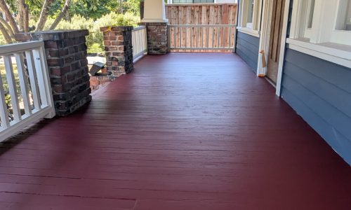 Red Porch Staining