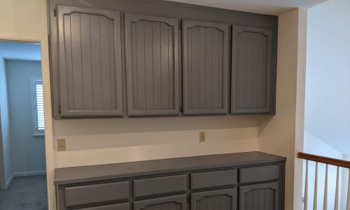 cabinets after painting