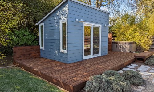 Pool Cabana Staining