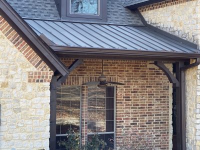 Eves, soffits, posts, shutters, & porch ceiling in Midlothian, TX