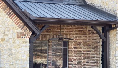 Eves, soffits, posts, shutters, & porch ceiling in Midlothian, TX