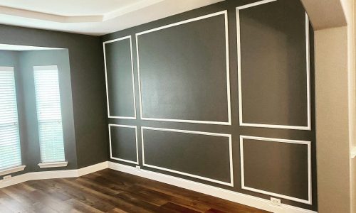 White Trim Wall