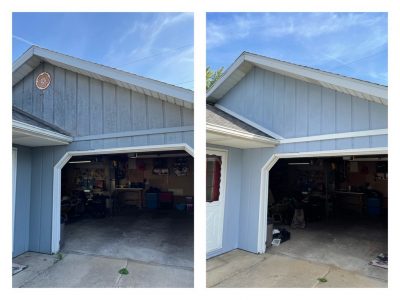 Worn Down Garage Repainted
