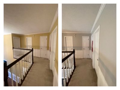 Hallway Before & After