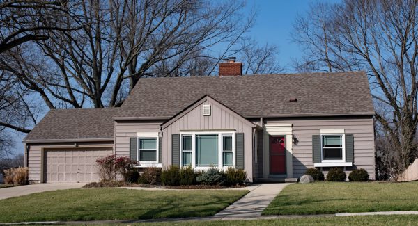 Small Single Story Stock Art Home