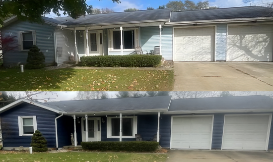 Before and After Single Story Home