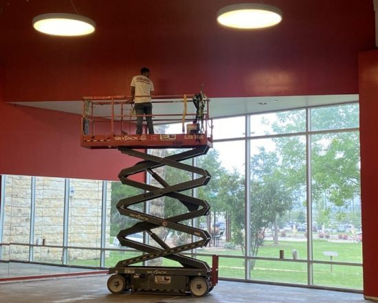 commercial painting lift