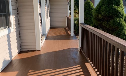 Cheshire Porch and Deck Painted